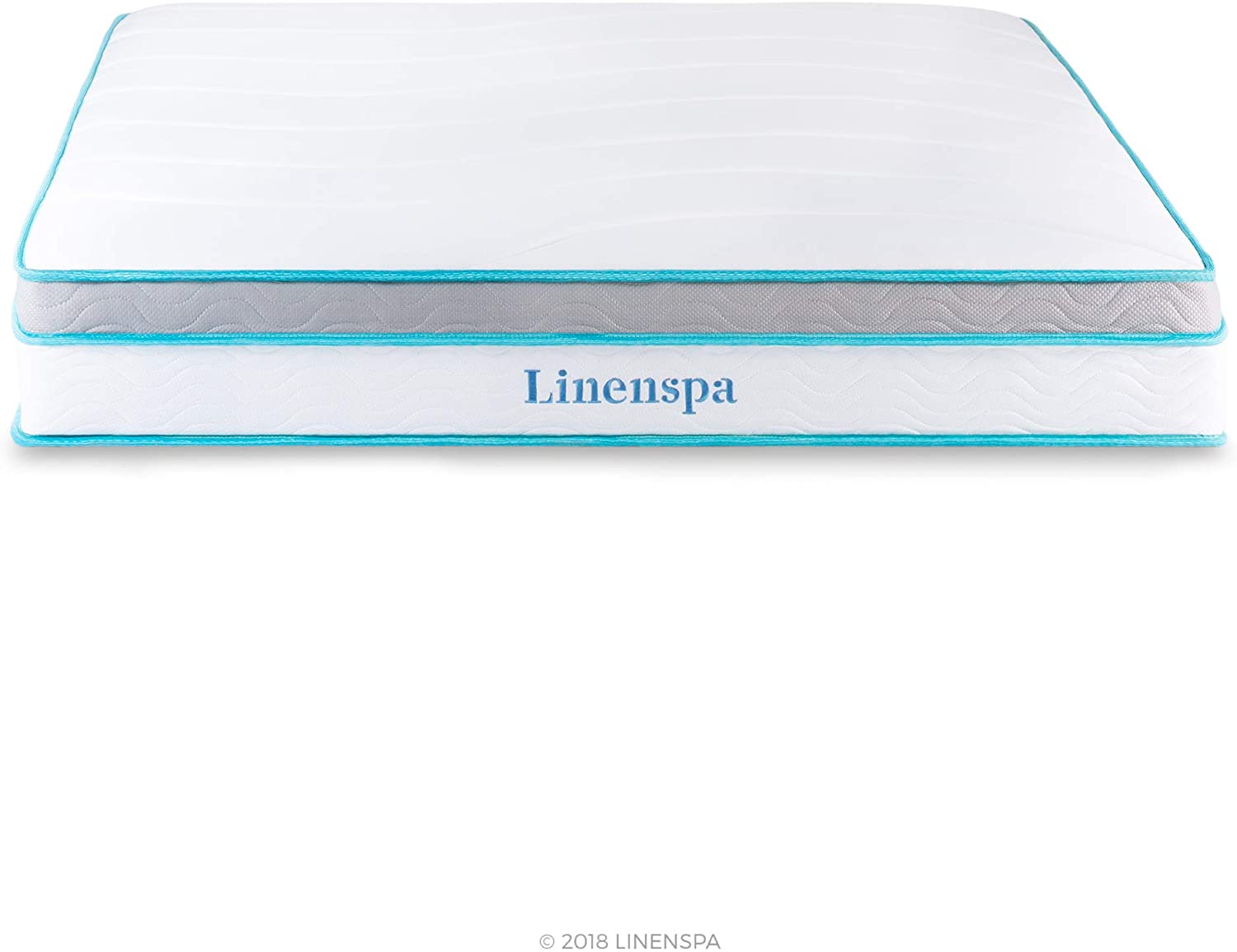 linenspa queen 10 inches thick hybrid mattress